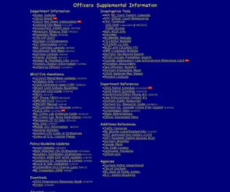 DPDMDC.com(DPD Officers Supplemental Information) Screenshot