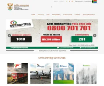 Dpe.gov.za(The Department of Public Enterprises (DPE)) Screenshot