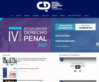 Dpenal.cl(Centro de estudios Derecho Penal) Screenshot