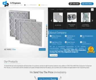 Dpengineersindia.com(D.P.Engineers) Screenshot