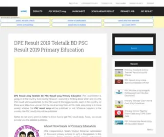 Dperesults.com(DPE Result 2020 Teletalk) Screenshot