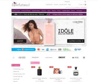 Dperfumes.cl(Dperfumes Chile Perfumes Originales y Cuidado Capilar Profesional) Screenshot