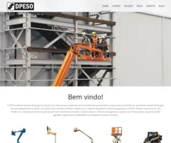 Dpeso.com.br(Plataforma Elevatória) Screenshot