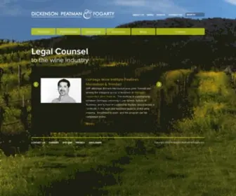 DPF-Law.com(Dickenson Peatman & Fogarty) Screenshot