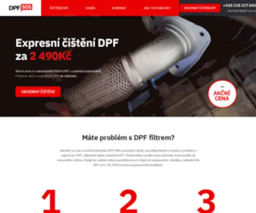 DPF-Sos.cz(DPF Sos) Screenshot