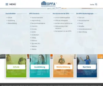 Dpfa.de(DPFA Akademiegruppe) Screenshot