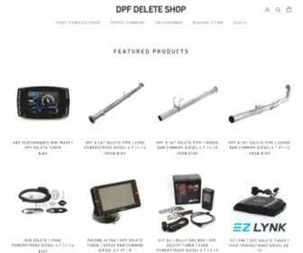 DPfdeleteshop.com(DPF Delete Shop) Screenshot