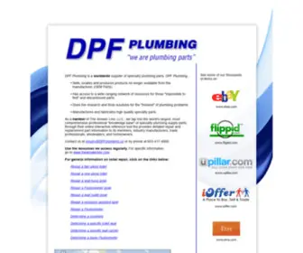 DPFplumbing.co(DPF Plumbing) Screenshot