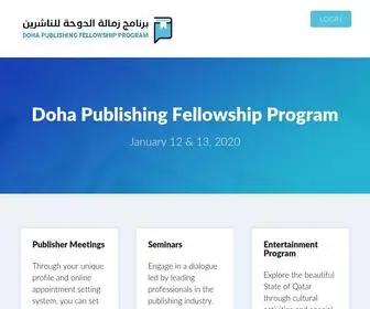 DPFprogram.com(Doha Publishing Fellowship Program) Screenshot