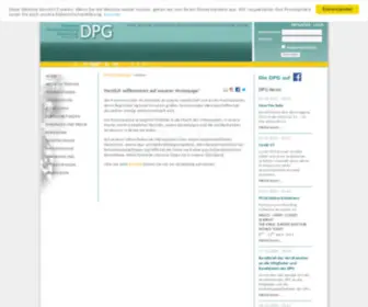 DPG-Psa.de(Deutsche Psychoanalytische Gesellschaft) Screenshot