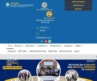 Dpgitm.com(Best Engineering College in Gurgaon) Screenshot