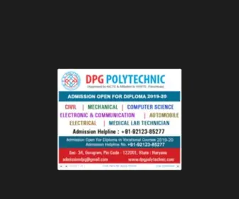 DPgpolytechnic.com(DPG Polytechnic) Screenshot