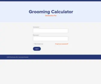 DPgrooming.com(Destination Pet Grooming Calculator) Screenshot