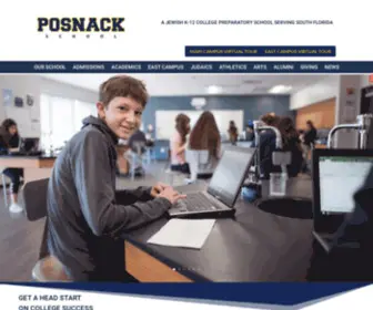 DPHDS.org(David Posnack Jewish Day School) Screenshot