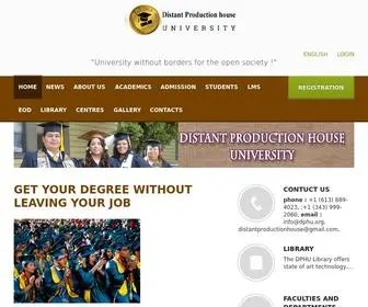 Dphu.org(Distant Production House University) Screenshot