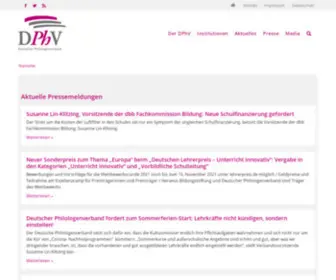 DPHV.de(Deutscher Philologenverband) Screenshot