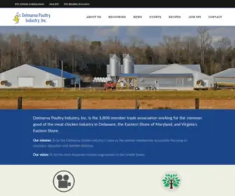 Dpichicken.org(The Delmarva Poultry Industry) Screenshot