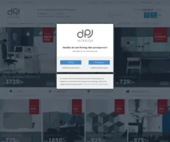 DPJ.se(Kontorsmöbler för inredning av det moderna kontoret) Screenshot