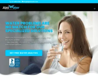 Dpjustwater.com(Just Water) Screenshot