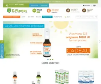 Dplantes.com(Le Laboratoire D.Plantes) Screenshot