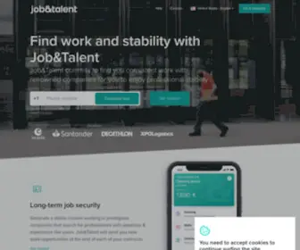 Dplett.com(Jobandtalent) Screenshot