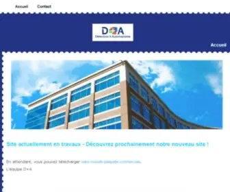 Dplusa.fr(Détection et Automatisme) Screenshot