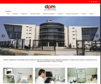 DPM.gov.al(Drejtoria e Pergjithshme e Metrologjise dhe Kalibrimit) Screenshot