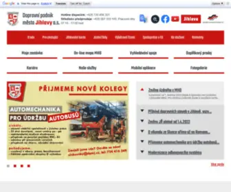 DPMJ.cz(Dopravní podnik města Jihlavy) Screenshot