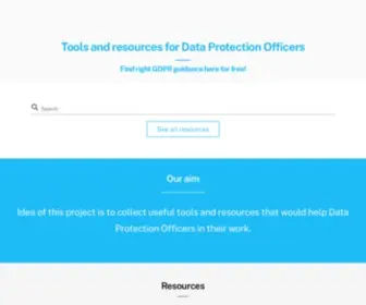 Dpo.guide(Free tools and resources for data protection officers (DPO)) Screenshot
