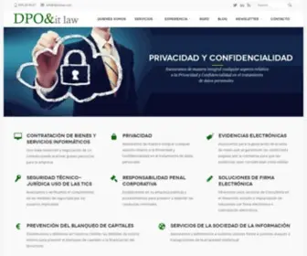 Dpoitlaw.com(DPO & it law) Screenshot