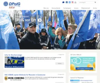 Dpolg-NRW.de(Die DPolG) Screenshot