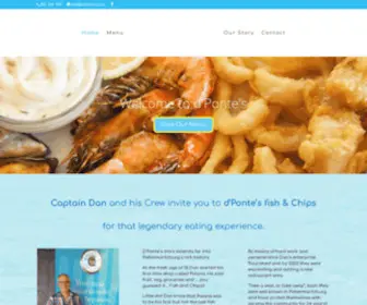 Dpontes.co.za(D'Pontes Fish and Chips) Screenshot