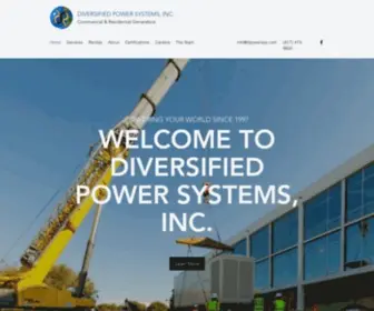 Dpowersys.com(Diversified Power Systems) Screenshot