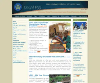 DPPC.gov.et(Disaster Risk Managemnt and Food Security Sector) Screenshot