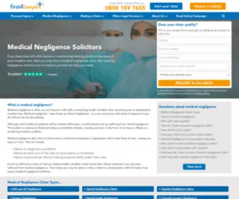 DPP.org.uk(Medical Negligence) Screenshot