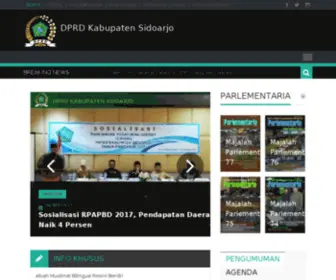 DPRD-Sidoarjokab.go.id(DPRD Kabupaten Sidoarjo) Screenshot