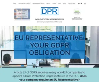 DPR.eu.com(GDPR Article 27) Screenshot