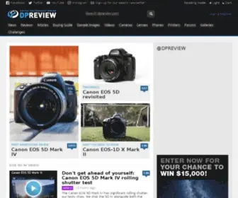 Dpreview.co.uk(Digital Photography Review) Screenshot