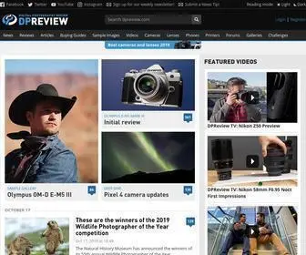 Dpreview.com(Digital Photography Review) Screenshot