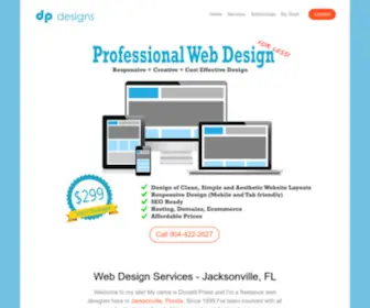 Dpriestdesigns.com(DP Designs) Screenshot