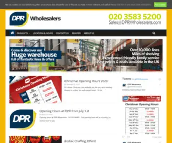 DPRwholesalers.com(DPR Wholesalers as seen on BBC The Apprentice) Screenshot