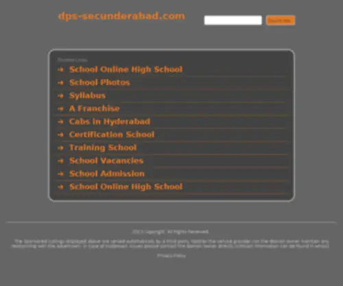 DPS-Secunderabad.com(DPS Secunderabad) Screenshot