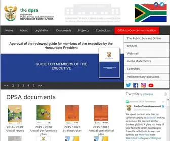 Dpsa.gov.za(Batho Pele) Screenshot
