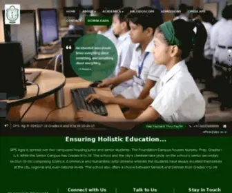 DPS.ac.in(DPS Agra) Screenshot