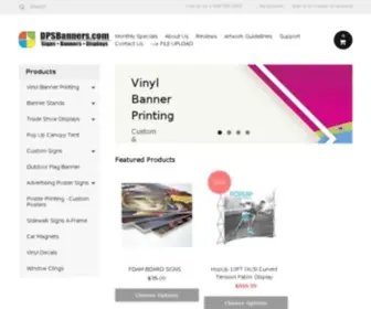 DPsbanners.com(DPS Banners) Screenshot