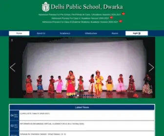 DPSdwarka.com(Delhi Public School) Screenshot