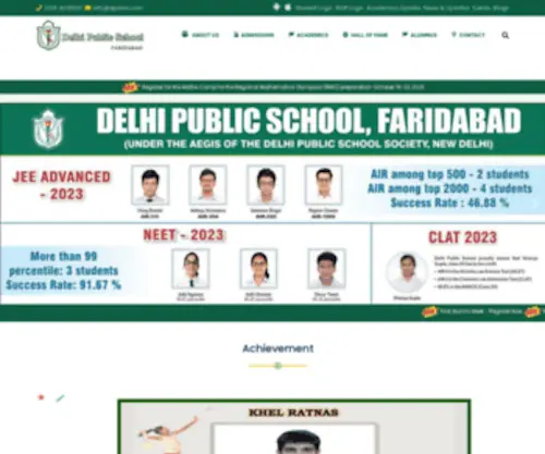 DPsfaridabad.in(DPS Faridabad) Screenshot