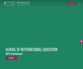 DPSfsie.org(School of International Education) Screenshot