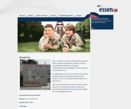 DPSG-Essen.de(Diözesanverband) Screenshot