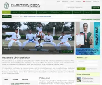 DPsgandhidham.org(Delhi Public School) Screenshot